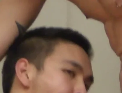 Asian Twink Sucks and Fucks Lucky Dude