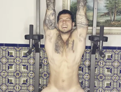 My Cock Cums in a Workout Session