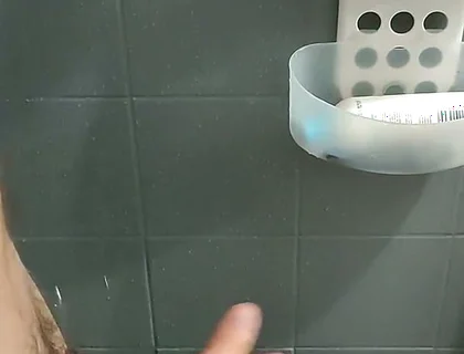 Hot Jerk off in Shower