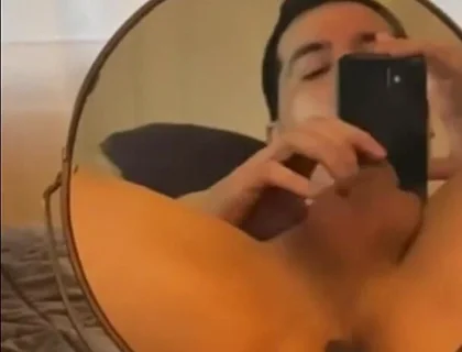 Just a Twink Playing with His New Plug, Lube & Mirror Until He Shoots His Hot Load