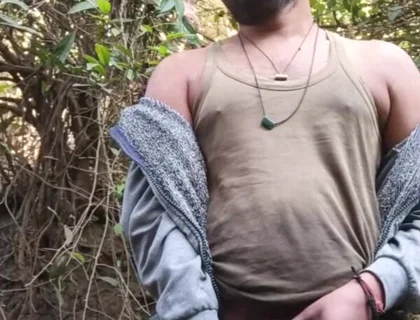 Horny Forest Peeing