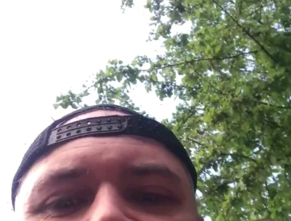 Fat Truck Driver Outdoor Wank