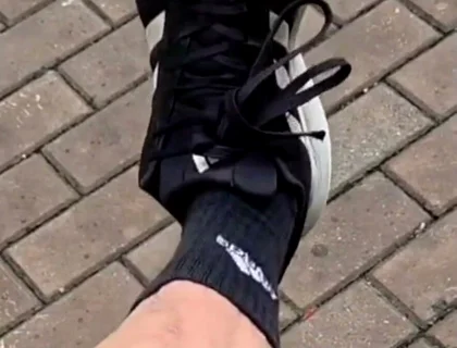 I'm Going to Kick Your Ass with My Size 45 Foot - 12½ Inches