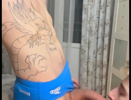 Fucked a Guy in Swimming Trunks