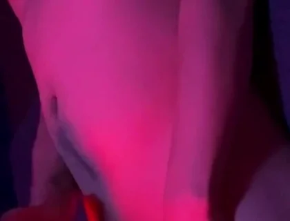 Watch Me Shoot My Load Under These Neon Lights