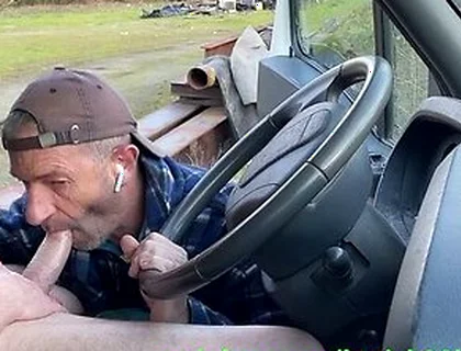 Hot Car Fun With Two Guys