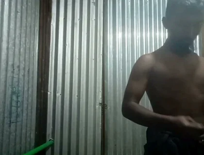 Nudy Shower and Masturbate