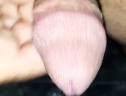 Anal Sex Toy with Cock Ring and Eggs Inside My Ass While Masturbating in Close-up