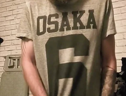 Big Hard Dick Wanking and Smoking