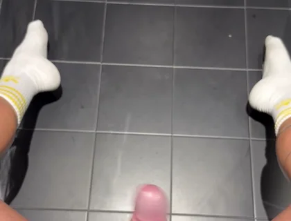 Masturbating in the Bathroom of the Hotel