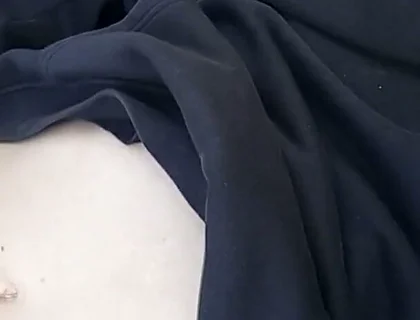 The Cute Gay Twink Jerking off His Cock, Pulled Through His Fly While Outdoors, Is Jon Arteen