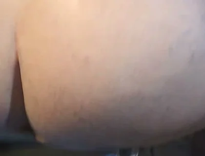 Fat Dude Fucks His Ass with Dildo