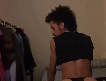 Talking to Y'all, Showing off My Black Panties and My Feet