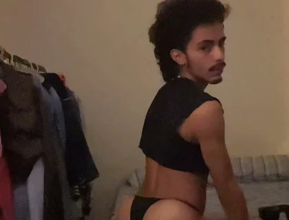 Talking to Y'all, Showing off My Black Panties and My Feet