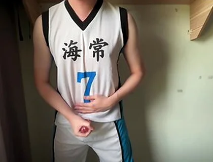 Kise Ryouta (kuroko No Basuke) Cosplay Masturbation Loud Moaning+nipple Play