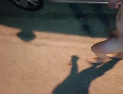 Nude Piss Shower on the Street