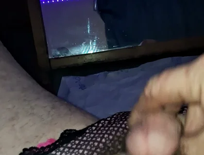 Piss and Cum!!! Panty Pee
