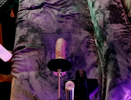 Railed Hard with Massive Dildo