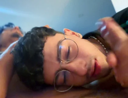 He Sucks My Balls and Takes My Milk After Running