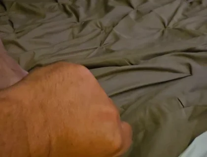 Big Man Handles Touches Hisself