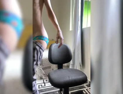 Skinny Blonde Twink Taking off His Clothes and Showing His Ass Waiting to Be Fuck