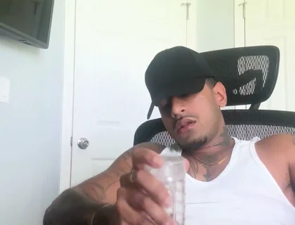Using a Clear Fleshlight and Nutting - Nando Sinz