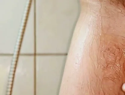 Fat Cum Load in the Shower
