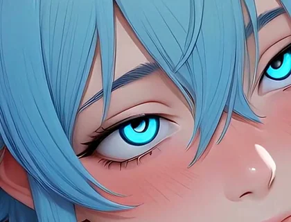 Cute Anime Boy Squeezing Balls Tight During Fast Aggressive Handjob