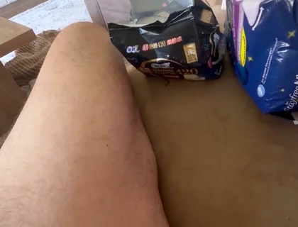 Trying to Get Hard with Multiple Brands of Maxi Pads