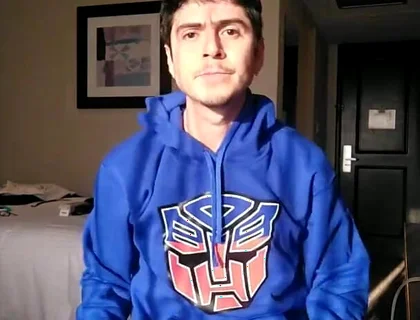 Handsome Masculine Guy Showing off in Gorgeous Natural Lighting After Shower
