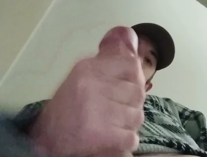 Young Guy with His Big Penis Cumming All Over