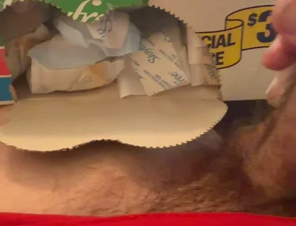 Kotex Thin and Stayfree Box Fucking Big Cum