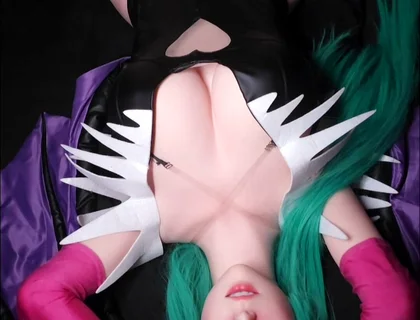 Aerith X Morrigan Darkstaklers Cosplay