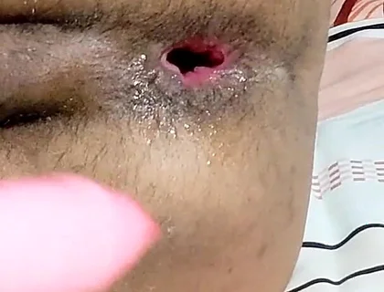 Homemade Ass Gaping with Toy