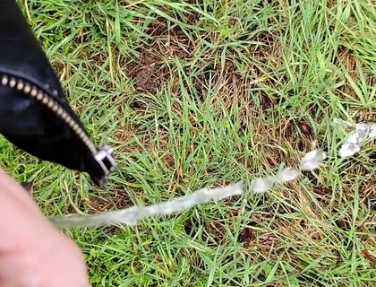 Outdoor Piss in the Rain