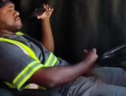 Lunchtime, Alone Inside the Truck.