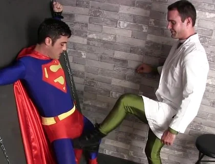 Superman Gets Ballbusted