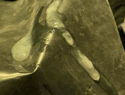 The Glowing Desire Among the Bags of Rubble in Silence.