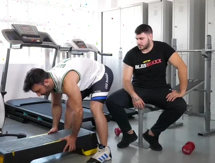 Kike Gil And Magic Javi - Giving It To The Hot Personal Trainer