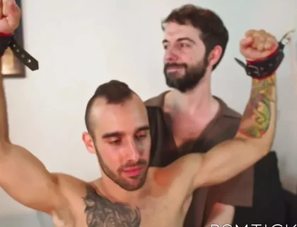Psm Tickling - Matteo Breaks Ropes Tickling Cute Latin Hunk Leons Pits, Feet