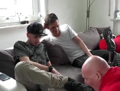 Germany master sneaker licking