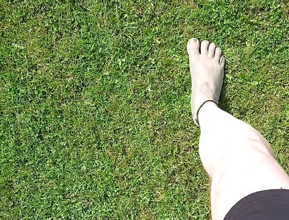 Beach Walk with Dirty Feet