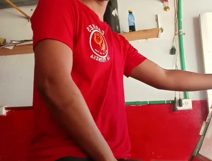 Morbid Butcher Shows the Client's Cock