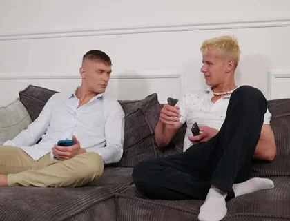 Staight Top Boy Cant Resist A Hot Twink Ass For His Long Uncut Cock To Slide Into! With Nico Vegas And Paul Young