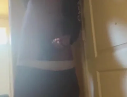 Doing the Windmill Stroking My Cock Cumming Hard
