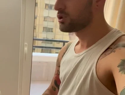 Showing off My Morning Wood