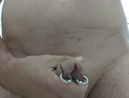 Sls-frank Shows His Subincision and All His Piercings. Also the Anus Piercing.