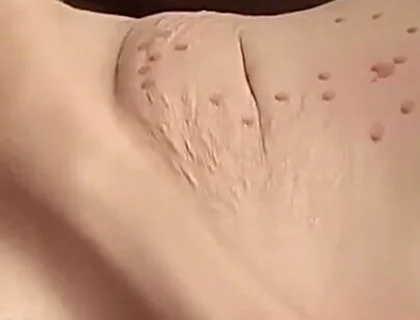 Hot Candle Wax on My Body and Cock While I Cum