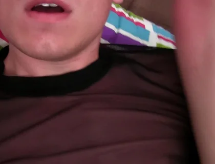 Cum Eating Boy Makes a Mess