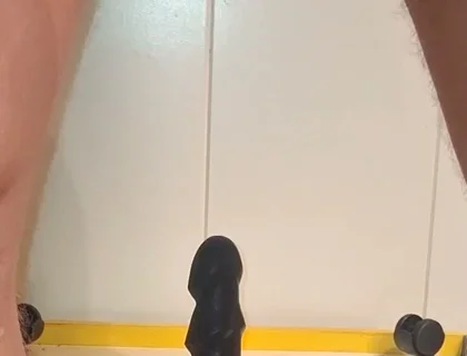 Close up! Anal Play Twink Riding Dildo's